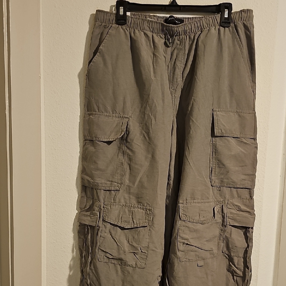 Aeropostale Green Wide Leg‎ Pants